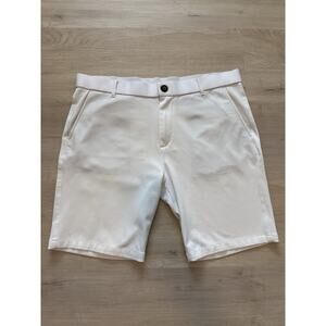 Greyson Sequoia Mens Shorts Size 36-38 White Outdoor Golf